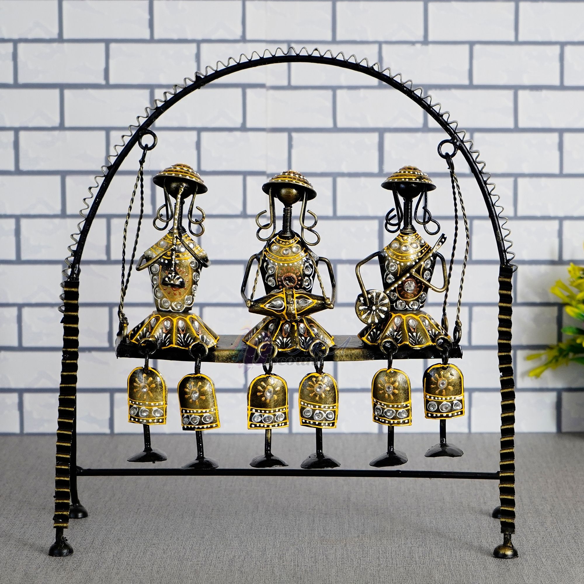 Antique Doll Musician Table Decor Items-1