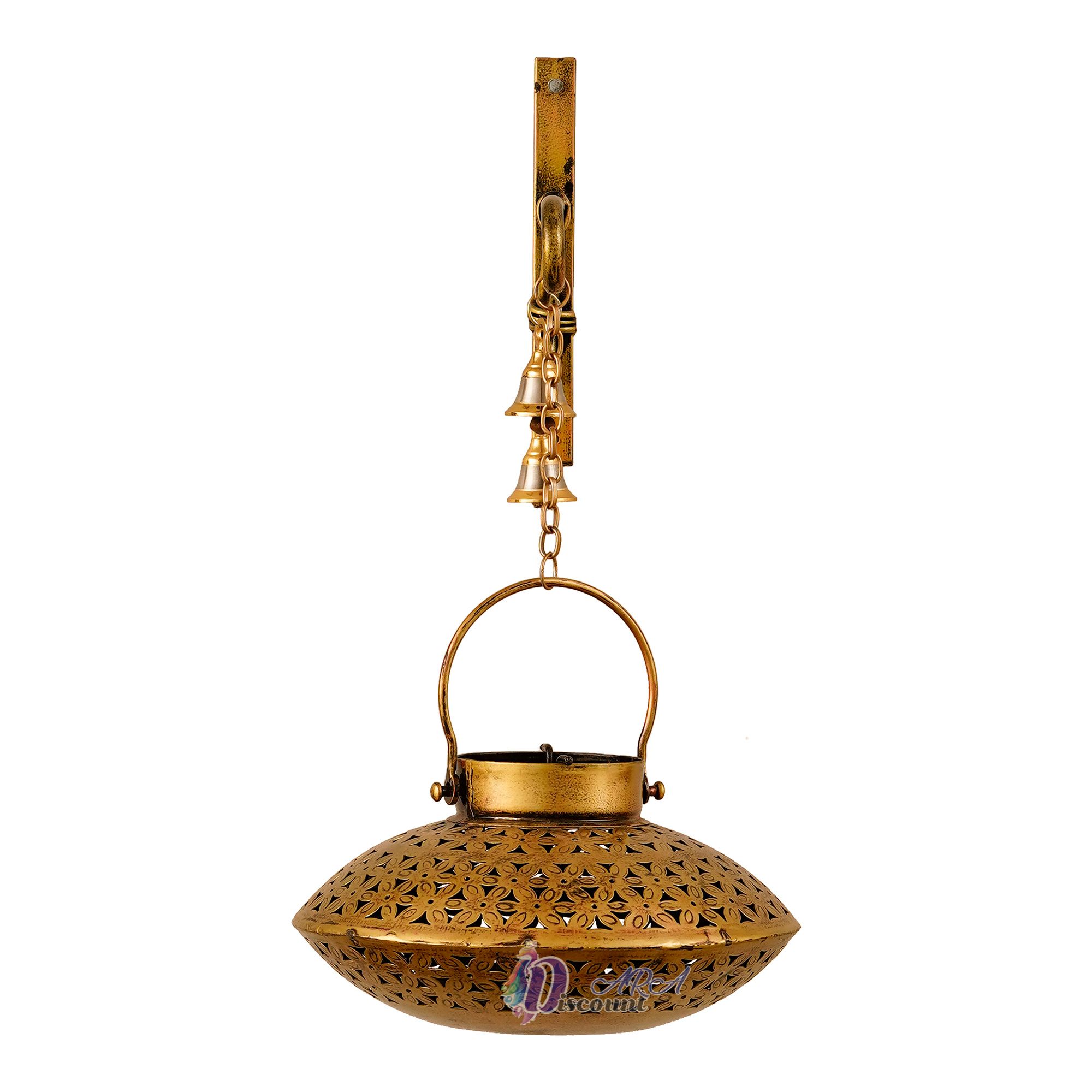 Antique Degachi Hanging Tealight Holder For Home Decor-2