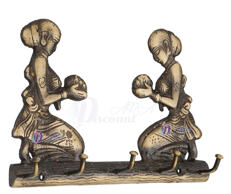 Antique Lady Key Holder For Home Decoration-2