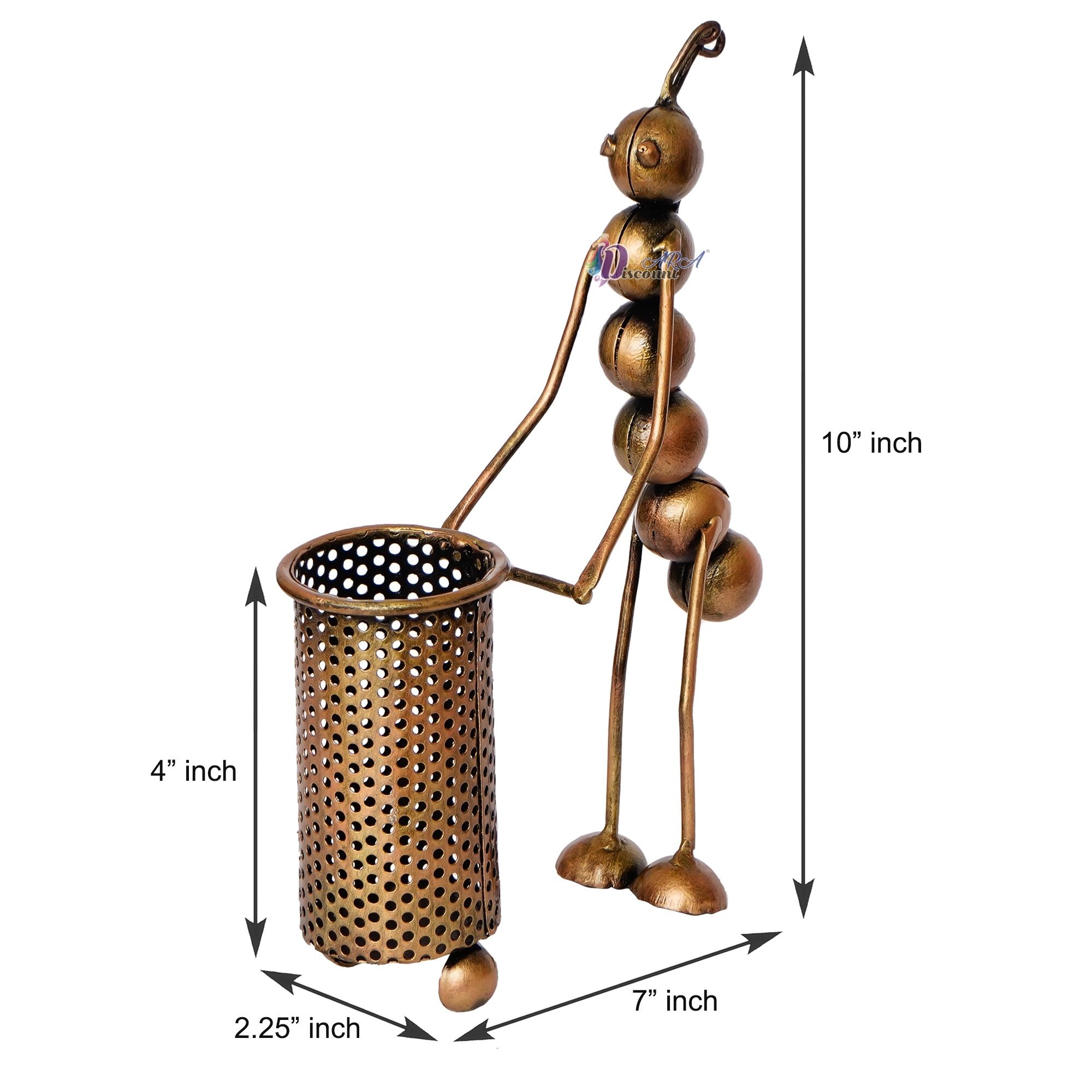Antique Ant Pen Holder For Office / Table Decoration-3