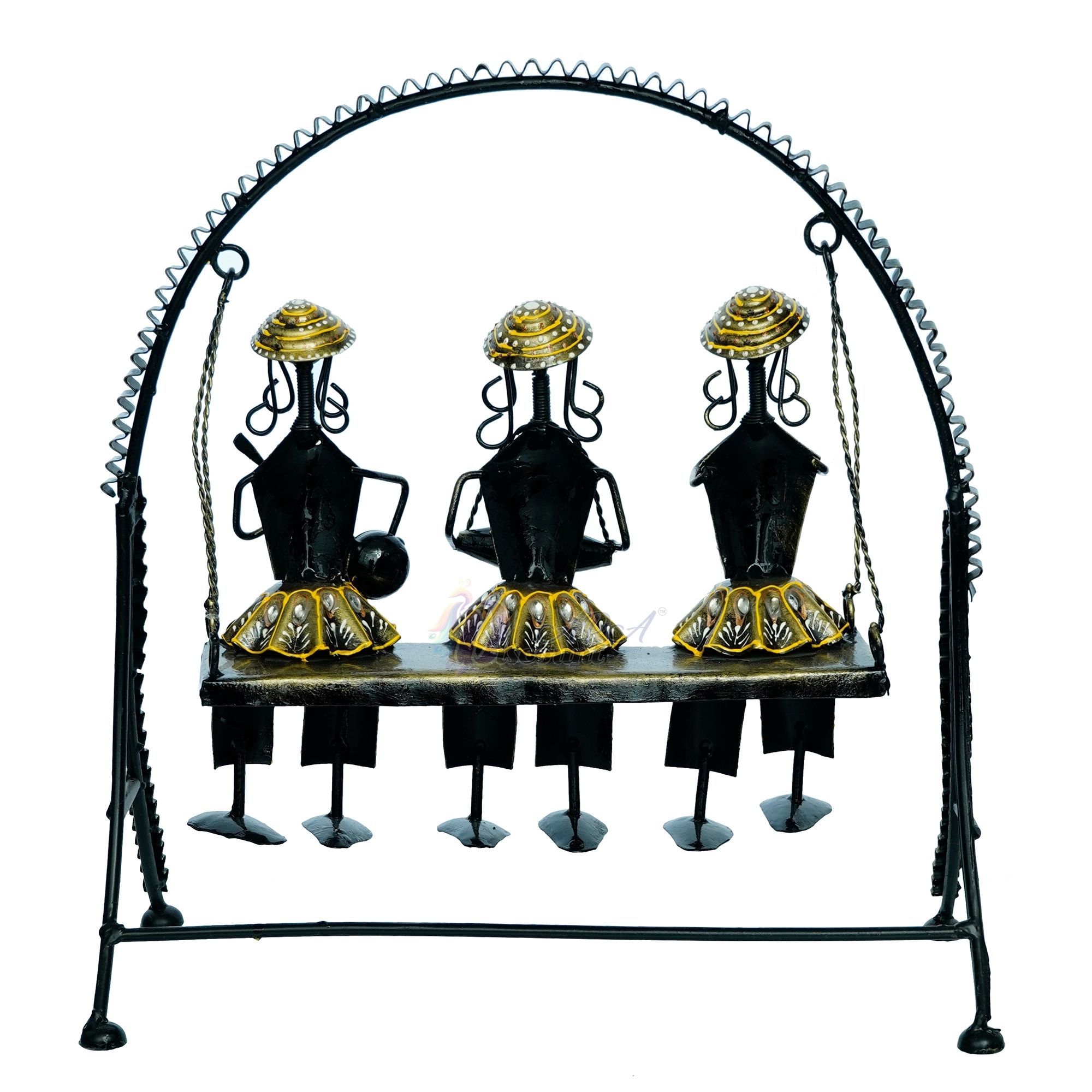 Antique Doll Musician Table Decor Items-4