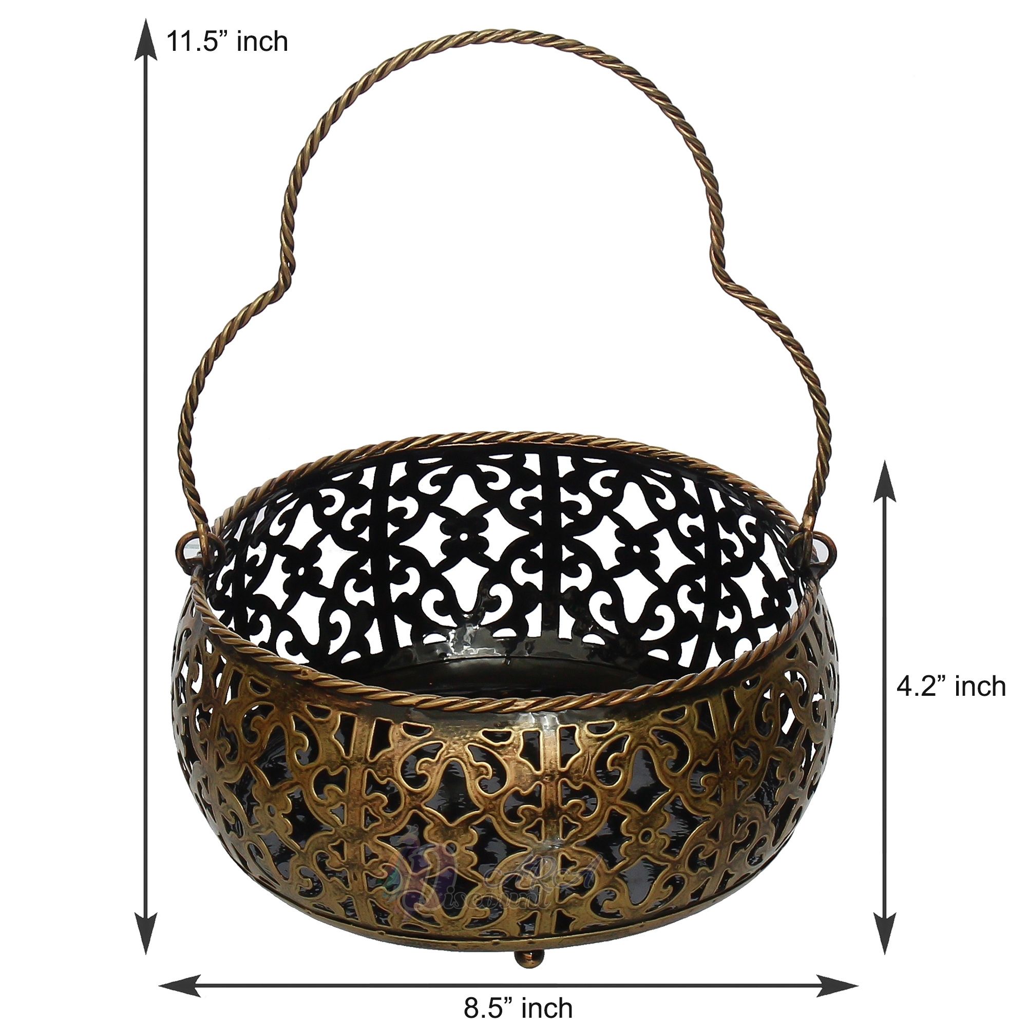 Antique Fruit Basket / Puja Basket-4