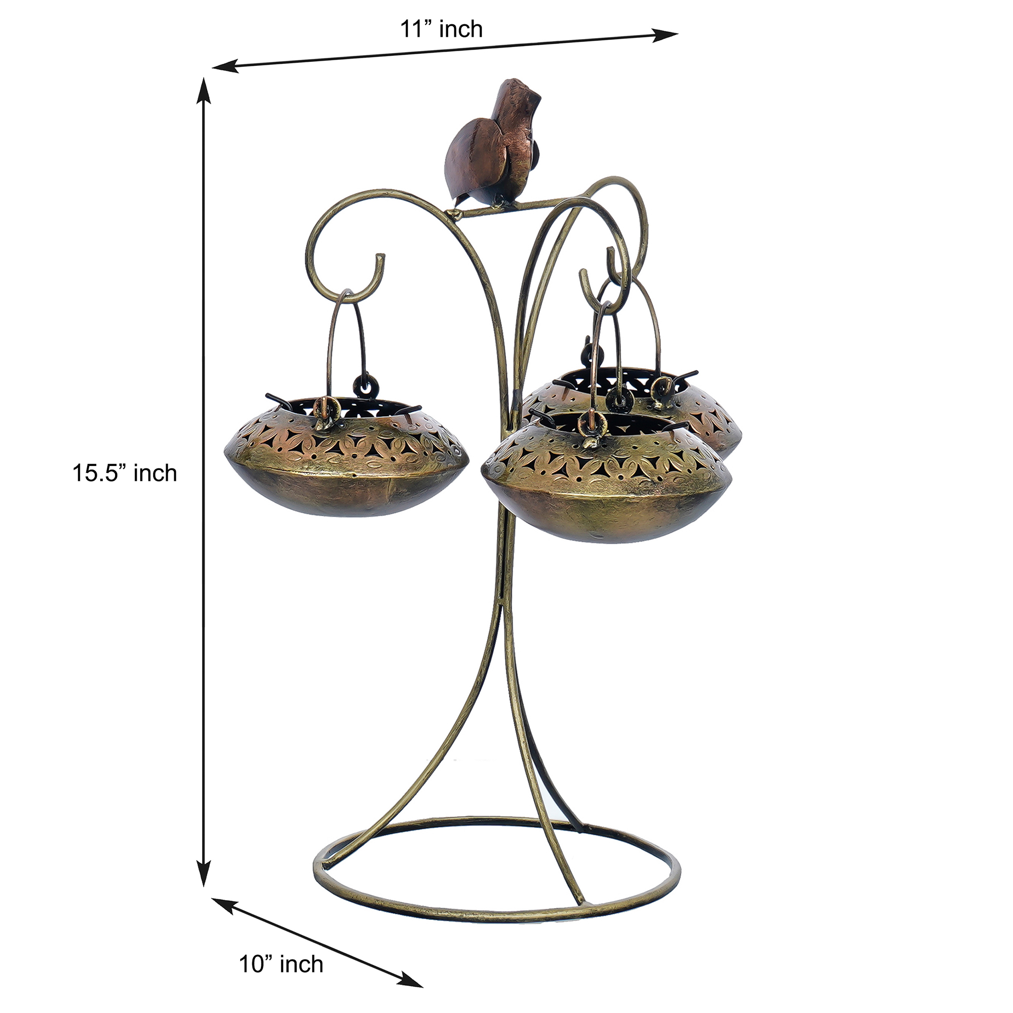 Bird Tealight Candle Holder-3