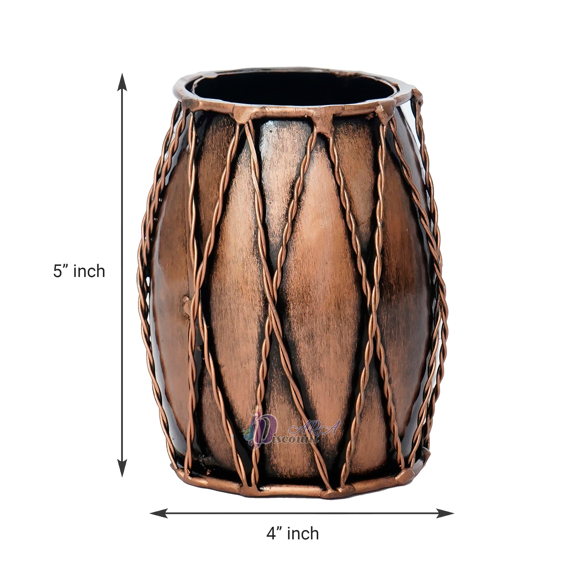 Dholak Pen Holder For Table Decor / Office Decoration Items-3