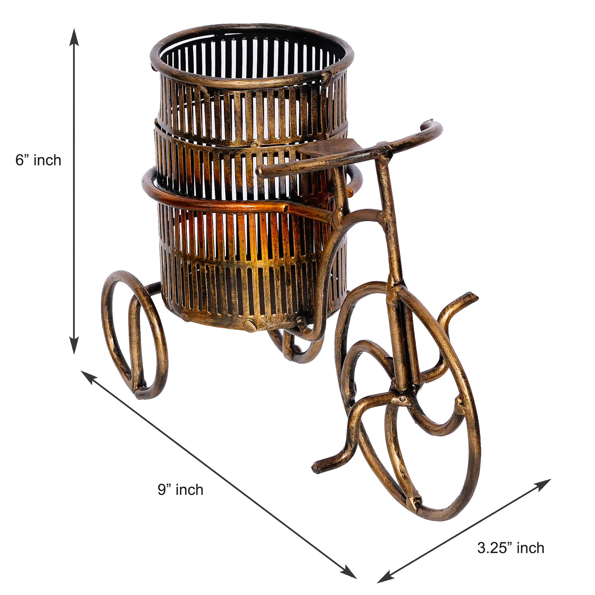 Antique Cycle Pen Holder Design For Home Decoration Items-3