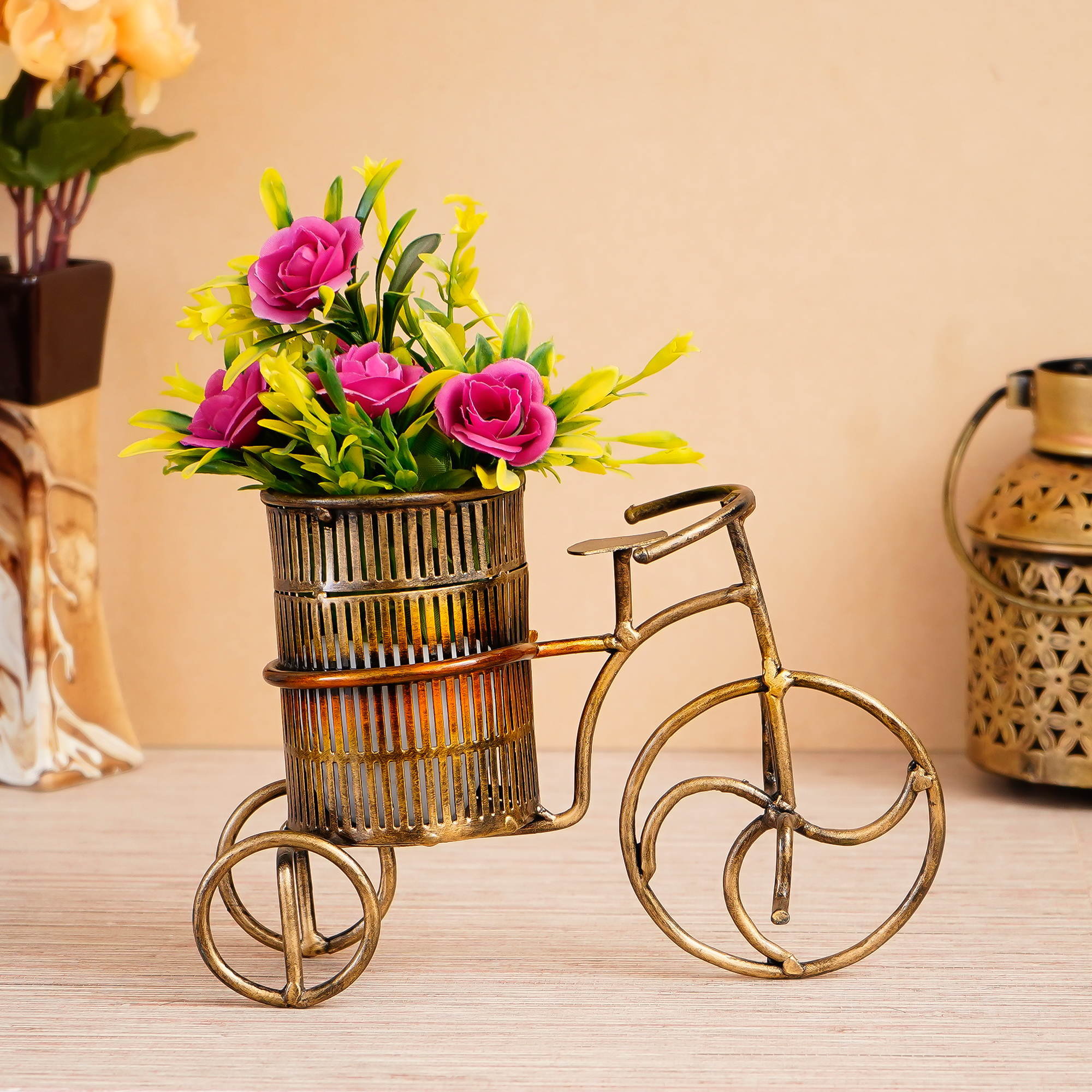 Antique Cycle Pen Holder Design For Home Decoration Items-4