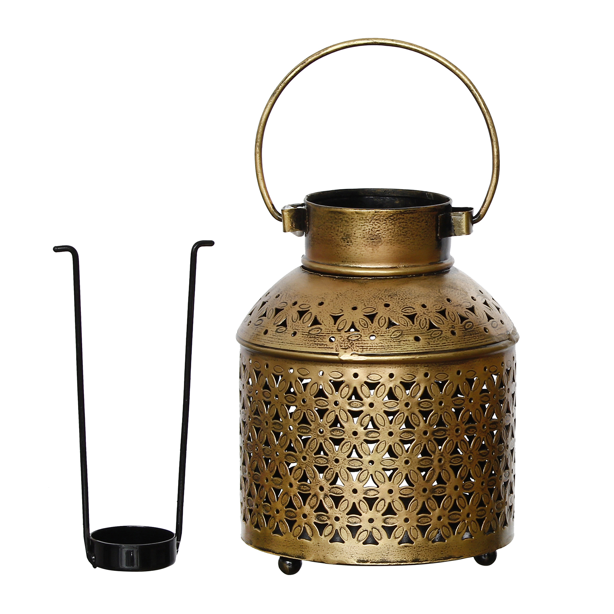 Antique Big Milk Burni Tealight Candle Holder-3