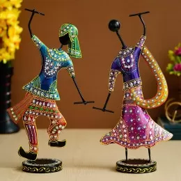 Dandiya Lady Showpiece For Home Decoration Item