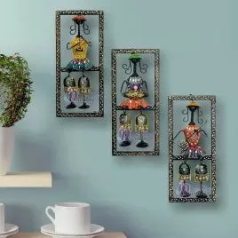 Musician Doll Wall Decor Items For Living Room / Iron Wall Decoration Items